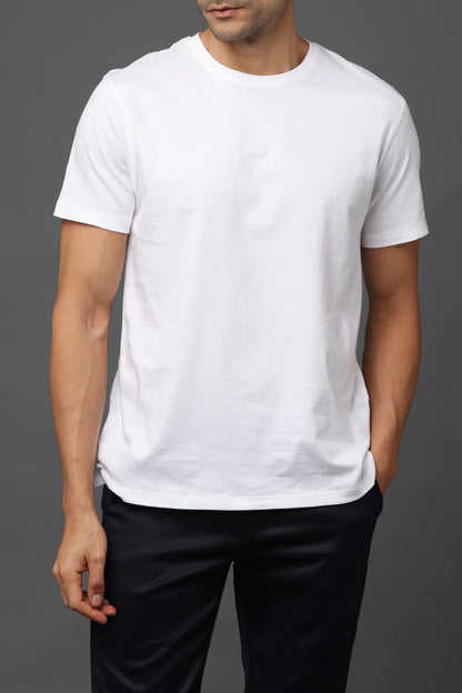 Men White T-shirt